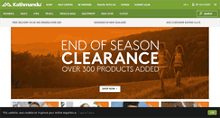 Desktop Screenshot of kathmandu.co.uk